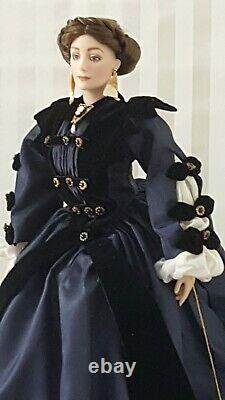 Franklin Mint doll, Gone with the wind ELLEN O'HARA, Scarlett mother COA New