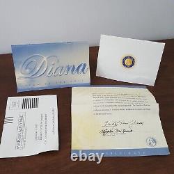 Franklin Mint doll Princess Diana COA New in the box The icon princess Diana