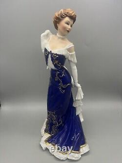 Franklin Mint figurine vtg sculpture statue Diana Vreeland Elegance Paris Bisque