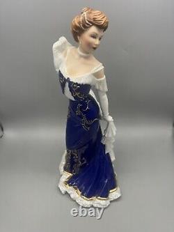 Franklin Mint figurine vtg sculpture statue Diana Vreeland Elegance Paris Bisque