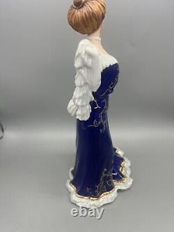 Franklin Mint figurine vtg sculpture statue Diana Vreeland Elegance Paris Bisque