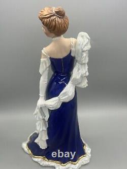 Franklin Mint figurine vtg sculpture statue Diana Vreeland Elegance Paris Bisque