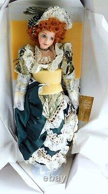 Franklin Mint heirloom porcelain musical doll Maureen of County Mayo withbox
