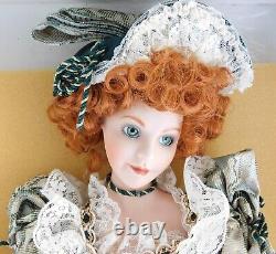 Franklin Mint heirloom porcelain musical doll Maureen of County Mayo withbox