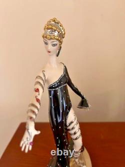 Franklin Mint house of erte figurine Pearls And Rubies Limited Edition No. M8658