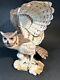 Franklin Mint/porcelain The Great Horned Owl George Mcmonigle Sculpture