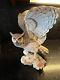 Franklin Mint/porcelain The Great Horned Owl George Mcmonigle Sculpture 1988
