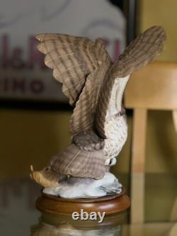 Franklin Mint/porcelain The Great Horned Owl George Mcmonigle Sculpture 1988 Franklin Mint/porcelain The Great Horned Owl George Mcmonigle Sculpture 1988