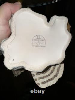 Franklin Mint/porcelain The Great Horned Owl George Mcmonigle Sculpture 1988 Franklin Mint/porcelain The Great Horned Owl George Mcmonigle Sculpture 1988