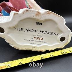 Franklin Mint porcelain figurine of Snow Princess, glossy, hand painted