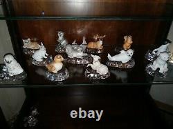 Franklin Mint snow babies. There are 12