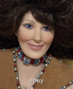 Franklin Mintloretta Lynn Porcelain 18 Dollthe Queen Of Country Music Rare