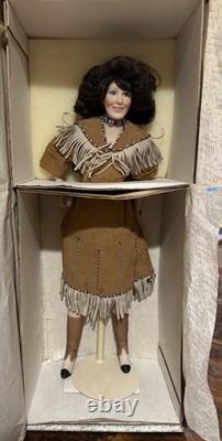 Franklin Mintloretta Lynn Porcelain 18 Dollthe Queen Of Country Music Rare