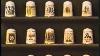 Franklin Porcelain 1980s Country Store Thimbles Commercial