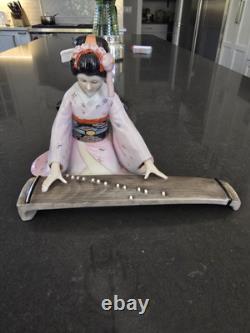 Franklin Porcelain Maiko Geisha Maiden Of The Lilting Song 1984 Tokutaro Tamai