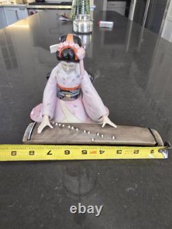 Franklin Porcelain Maiko Geisha Maiden Of The Lilting Song 1984 Tokutaro Tamai