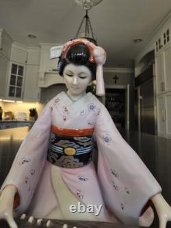Franklin Porcelain Maiko Geisha Maiden Of The Lilting Song 1984 Tokutaro Tamai