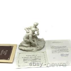 Franklin Porcelain The Royal Shakespeare Theater Orlando & Rosalind Sculpture