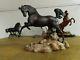 Franklin mint FURY Artist Pamela du Bouley Porcelain Horse Stallion