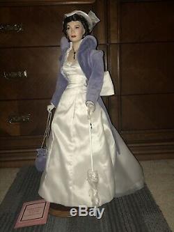 Franklin mint Gone With The Wind Scarlett Dont Look Back Porcelain Doll Rare