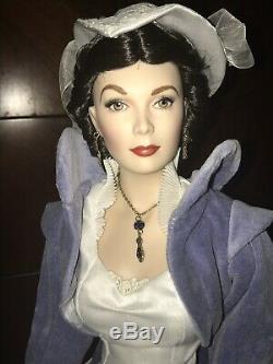 Franklin mint Gone With The Wind Scarlett Dont Look Back Porcelain Doll Rare