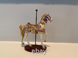 Franklin mint carousel collectible pieces (4)