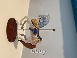 Franklin mint carousel collectible pieces (4)