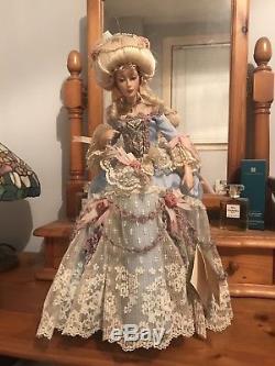 Franklin mint heirloom Marie Antoinette Bisque Doll Collectible Rare