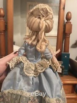 Franklin mint heirloom Marie Antoinette Bisque Doll Collectible Rare