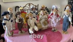 Franklin mint heirloom porcelain dolls