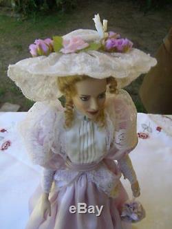 Franklin mint vinyl gibson doll Easter Parade very rare doll
