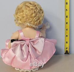 Franklyn Mint Marilyn Monroe Porcelain Portrait Baby Doll w Ring Tag Seated