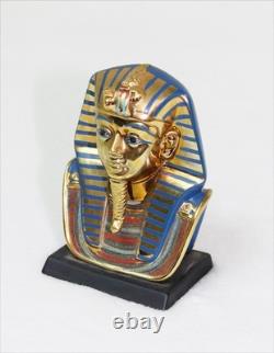 GOLD FUNERARY MASK Vintage 1989 Franklin Mint Treasures of Tutankhamen