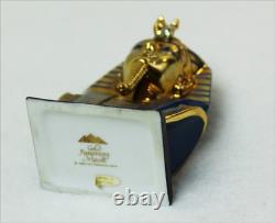 GOLD FUNERARY MASK Vintage 1989 Franklin Mint Treasures of Tutankhamen