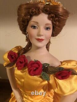 GONE WITH THE WIND FRANKLIN MINT HEIRLOOM BELLE WATLING PORCELAIN DOLL With TAGS