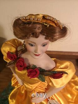 GONE WITH THE WIND FRANKLIN MINT HEIRLOOM BELLE WATLING PORCELAIN DOLL With TAGS