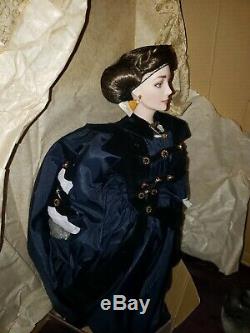 GONE WITH THE WIND FRANKLIN MINT HEIRLOOM Porcelain Doll Mrs. Ellen O'Hara