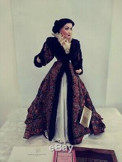 GWTW 22 Scarlett Paisley Robe Franklin Mint Gone With The Wind Porcelain Doll