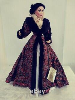 GWTW 22 Scarlett Paisley Robe Franklin Mint Gone With The Wind Porcelain Doll