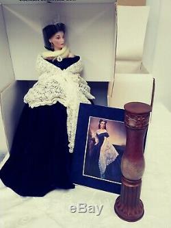 GWTW Franklin Mint Scarlett's Portrait Porcelain Doll Gone With the Wind