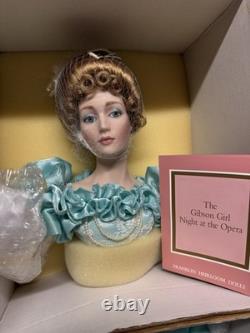 Gibson Girl Doll 22 Franklin Mint Porcelain Doll A Night At The Opera NIB