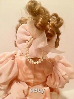 Gibson Girl Franklin Mint Heirloom Mother Child/Infant Porcelain Doll with Pamphle