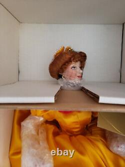 Gone With The Wind Franklin Mint Heirloom Doll Belle Watling Porcelain Mib & Coa