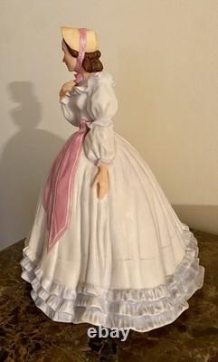 Gone With The Wind Melanie Wilkes Porcelain Doll Franklin Mint 1988 RARE