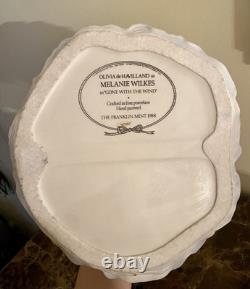 Gone With The Wind Melanie Wilkes Porcelain Doll Franklin Mint 1988 RARE