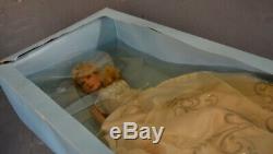 Gorgeous FABREGE Franklin Mint STASYA Blonde Porcelain Bride Doll With Box NICE