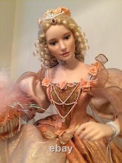 Gorgeous Porcelain Franklin Mint'CINDERELLA', Pink Dress, Pristine