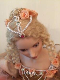 Gorgeous Porcelain Franklin Mint'CINDERELLA', Pink Dress, Pristine