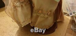 Gorgeous Rare Franklin Mint Heirloom 18 Doll/ Ringlet/mask