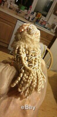 Gorgeous Rare Franklin Mint Heirloom 18 Doll/ Ringlet/mask